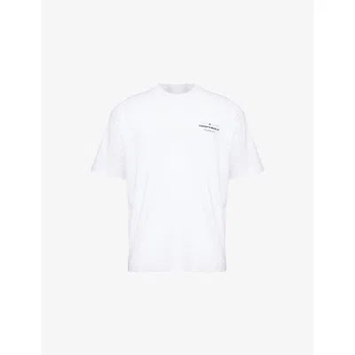 The Couture Club Mens Copyright Graphic-print Cotton T-shirt Navy