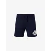 The Couture Club Mens  Fluffy Emblem Relaxed-fit Knitted Shorts
