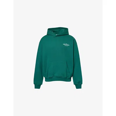 The Couture Club Mens  Copyright Logo-print Cotton Hoody