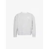 The Couture Club Mens Grey Marl Emblem Appliqué Knitted Polo Top In Gray