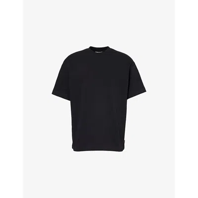 The Couture Club Mens  Laundered Classic Short-sleeve Cotton-jersey T-shirt In Black