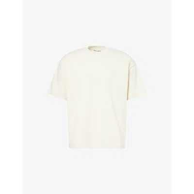 The Couture Club Mens  Laundered Classics Short-sleeve Cotton-jersey T-shirt In Vintagewhite