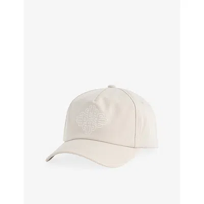 The Couture Club Mens  Logo-embroidered Cotton Cap In Stone