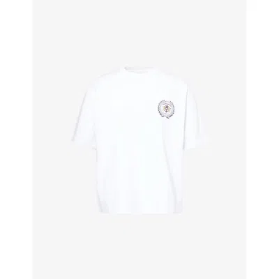 The Couture Club Mens White Yacht Club Cotton-jersey T-shirt