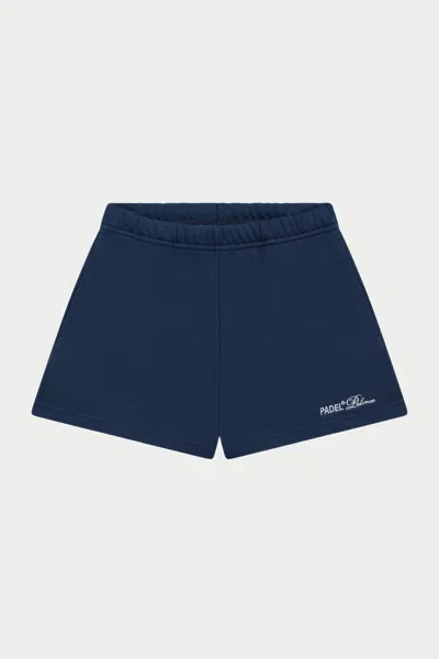 The Couture Club Padel & Palomas Jersey Shorts - Navy In Blue