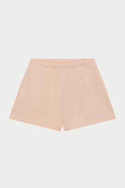 The Couture Club Padel & Palomas Jersey Shorts - Peach In Orange