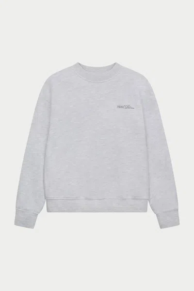 The Couture Club Padel & Palomas Sweatshirt - Grey Marl In Gray
