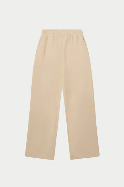 The Couture Club Relaxed Tapered Leg Joggers - Buttermilk In Neutral