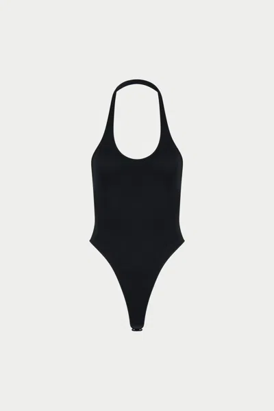 The Couture Club Scoop Neck Bodysuit - Black