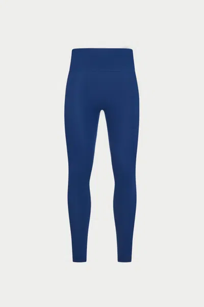 The Couture Club Sculpting Stretch Emblem Leggings - Blue