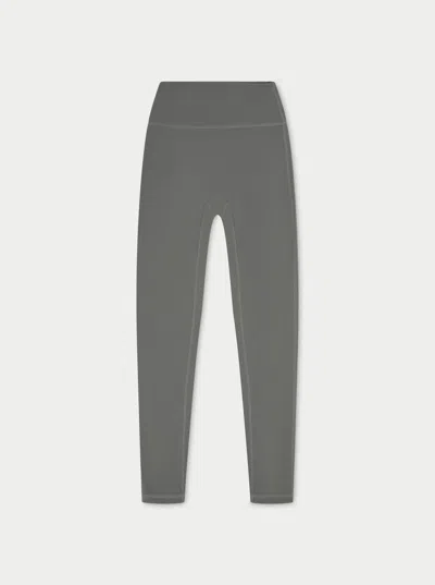 The Couture Club Sculpting Stretch Emblem Leggings - Charcoal In Gray