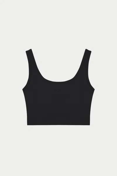 The Couture Club Sculpting Stretch Emblem Sports Bra - Black