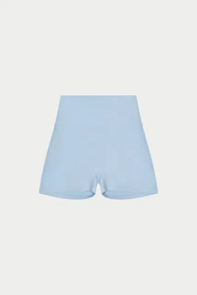 The Couture Club Sculpting Stretch Mini Sculpt Shorts - Powder Blue