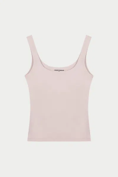 The Couture Club Sculpting Stretch Scoop Neck Sports Top - Pink