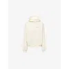 The Couture Club Womens Buttermilk Padel & Palomas Oversized Cotton-jersey Hoody In Neutral