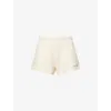 The Couture Club Womens Buttermilk Padel & Palomas Relaxed-fit Cotton-jersey Shorts In Neutral