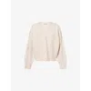 The Couture Club Womens Pink Emblem Fluffy Knitted Cardigan Xs
