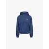 The Couture Club Womens Navy Padel & Palomas Oversized Cotton-jersey Hoody In Blue