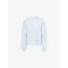 The Couture Club Womens Lightblue Contrast Oversized Knitted Jumper In Multi