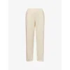 The Couture Club Womens Buttermilk Relaxed-fit Tapered-leg Cotton-blend Jogging Bottoms In Multi