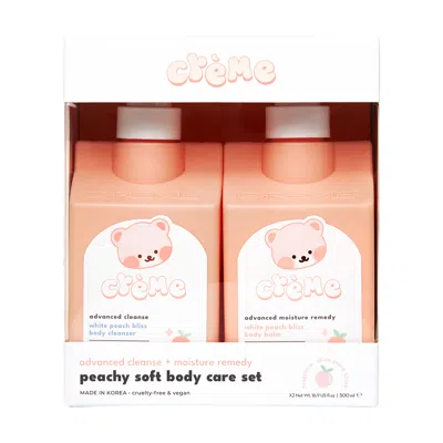 THE CREME SHOP BOBA BEARS PEACHY SOFT BODY CARE SET