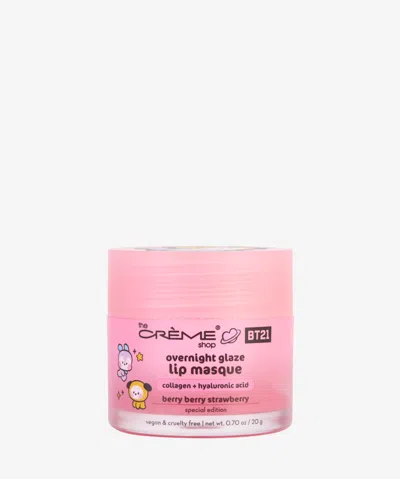 The Creme Shop Bt21 Berry Berry Strawberry Lip Masque In Pink