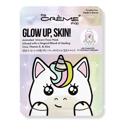 The Creme Shop Glow Up, Skin! Animated Unicorn Face Mask