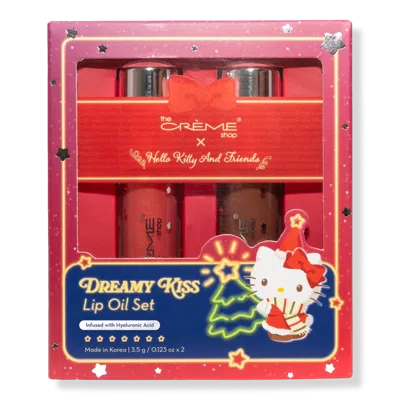 The Creme Shop Hello Kitty 2 Piece Lip Oil Set - Dreamy Kiss