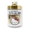The Creme Shop Hello Kitty Chic Reusable Jar With Cotton Swabs - Matte Gold
