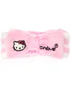 The Creme Shop Hello Kitty Plush Spa Headband In Pink Stripe