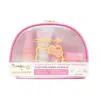 The Creme Shop Hello Kitty® Skincare Essentials - Klean Beauty™ 4pc Travel Bag Set In Pink