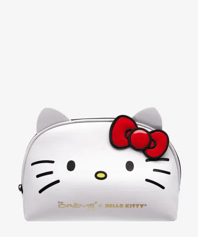 The Creme Shop Hello Kitty Dome Makeup Bag In Red Bow