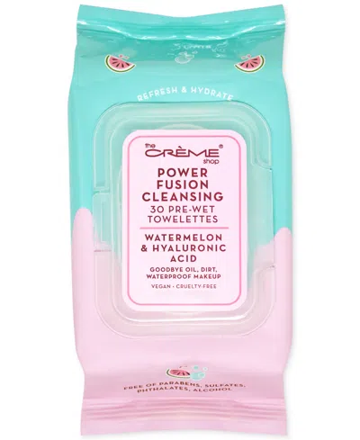 The Creme Shop Power Fusion Cleansing Towelettes In Watermelon  Hyaluronic Acid