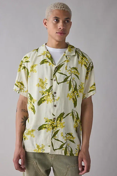 The Critical Slide Society Acacia Pattern Shirt Top In Floral, Men's At Urban Outfitters
