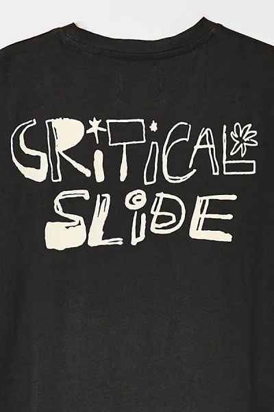 The Critical Slide Society Cogs Graphic Muscle Tee In Phantom, Men's At Urban Outfitters