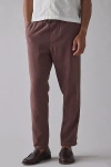 The Critical Slide Society Critical Slide Society Cruiser Linen Blend Pull-on Pant In Light Brown, Men's At Urban Outfitters In Brown