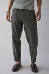 The Critical Slide Society Harrow Linen Pleated Trouser Pant In Sage, Men's At Urban Outfitters