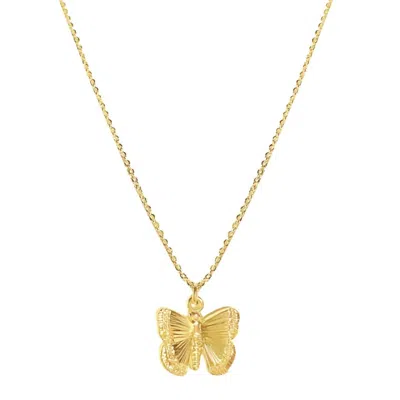 The Crowns Women's Olivia Butterfly Necklace In Gold