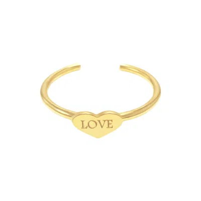 The Crowns Women's Talia Love Ring In Gold