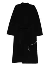 The Curated Collection Modern Coat In Black