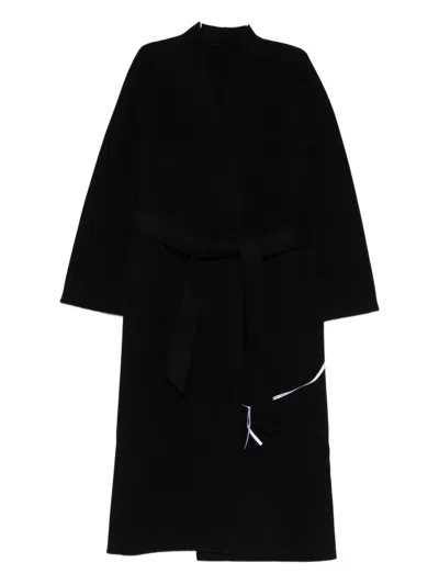 The Curated Collection Modern Coat In Black