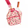 The Darling Effect Floral Pickelball Paddle Case In Pink In Multi