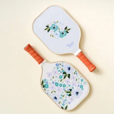 The Darling Effect Floral Pickleball Paddle In Lively Flora In Multi