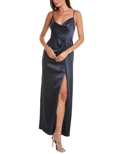 The Dessy Group Dessy Collection Cowl Neck Maxi Dress In Black