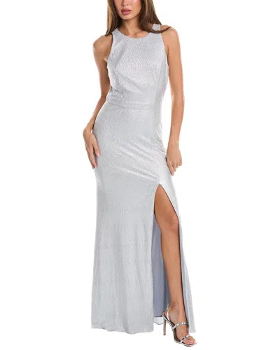 The Dessy Group Dessy Collection Metallic Gown
