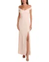 The Dessy Group Dessy Collection Off-the-shoulder Gown