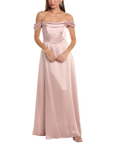 THE DESSY GROUP DESSY COLLECTION OFF-THE-SHOULDER GOWN