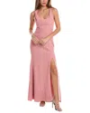 The Dessy Group Dessy Collection Off-the-shoulder Gown In Pink