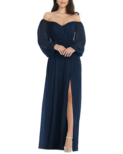 The Dessy Group Maxi Dress In Blue