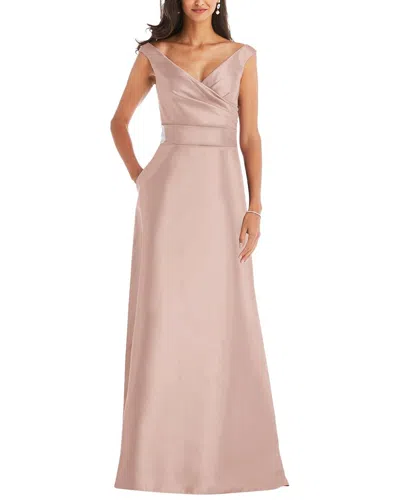 The Dessy Group Maxi Dress In Neutral